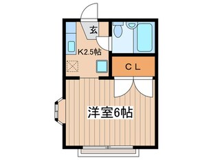 グリ－ンハイツの物件間取画像